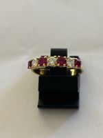 Goldring 750 Diamant Rubin guter Zustan