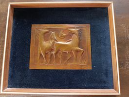 Mid-Century-Moderne (1950-1970) Kupferrelief ©Maresco