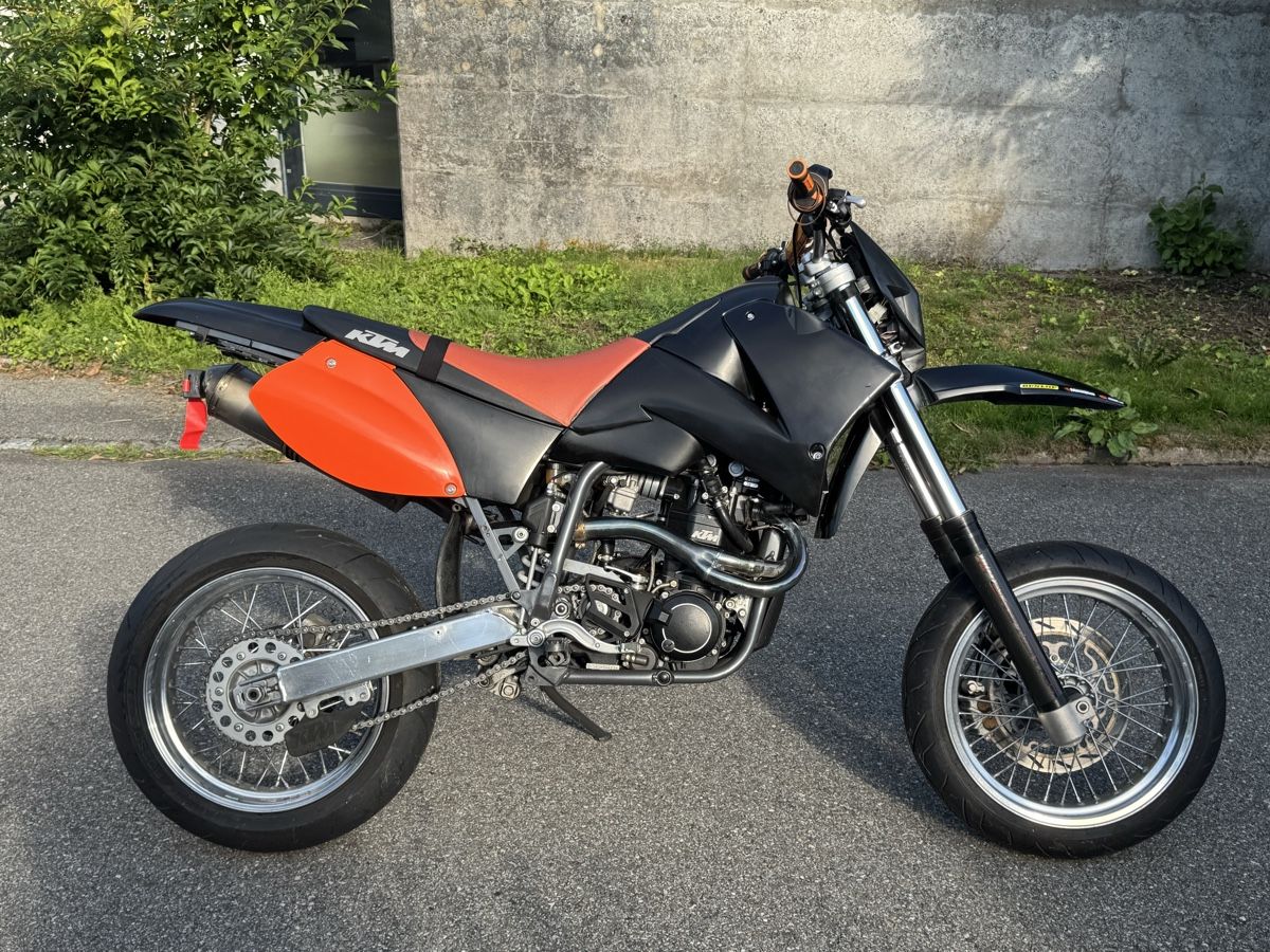 KTM Strasse: KTM LC4 620 1998 Supermoto – Gebraucht aus Biberist von Kuwey