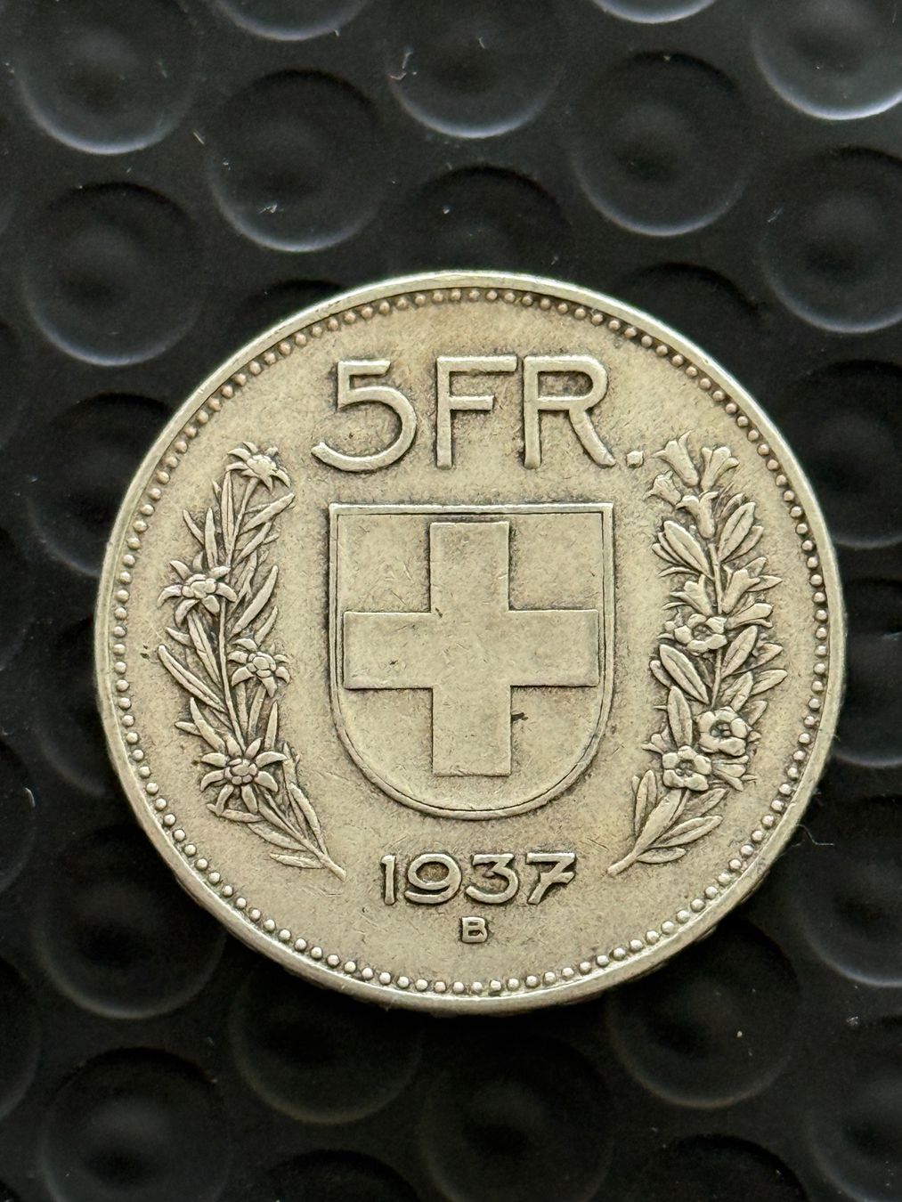 Tutti le monete: 5 Franken 1937  Rar – Usato da Wallisellen venduto da SWISS_SILVER1 1