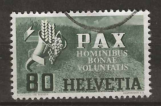 Tutti i francobolli: CH269 - Pax 80 ct. obl. – Usato da Trélex venduto da Phil_Albert