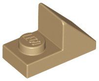 Lego 20x Schrägstein (15672) dark tan