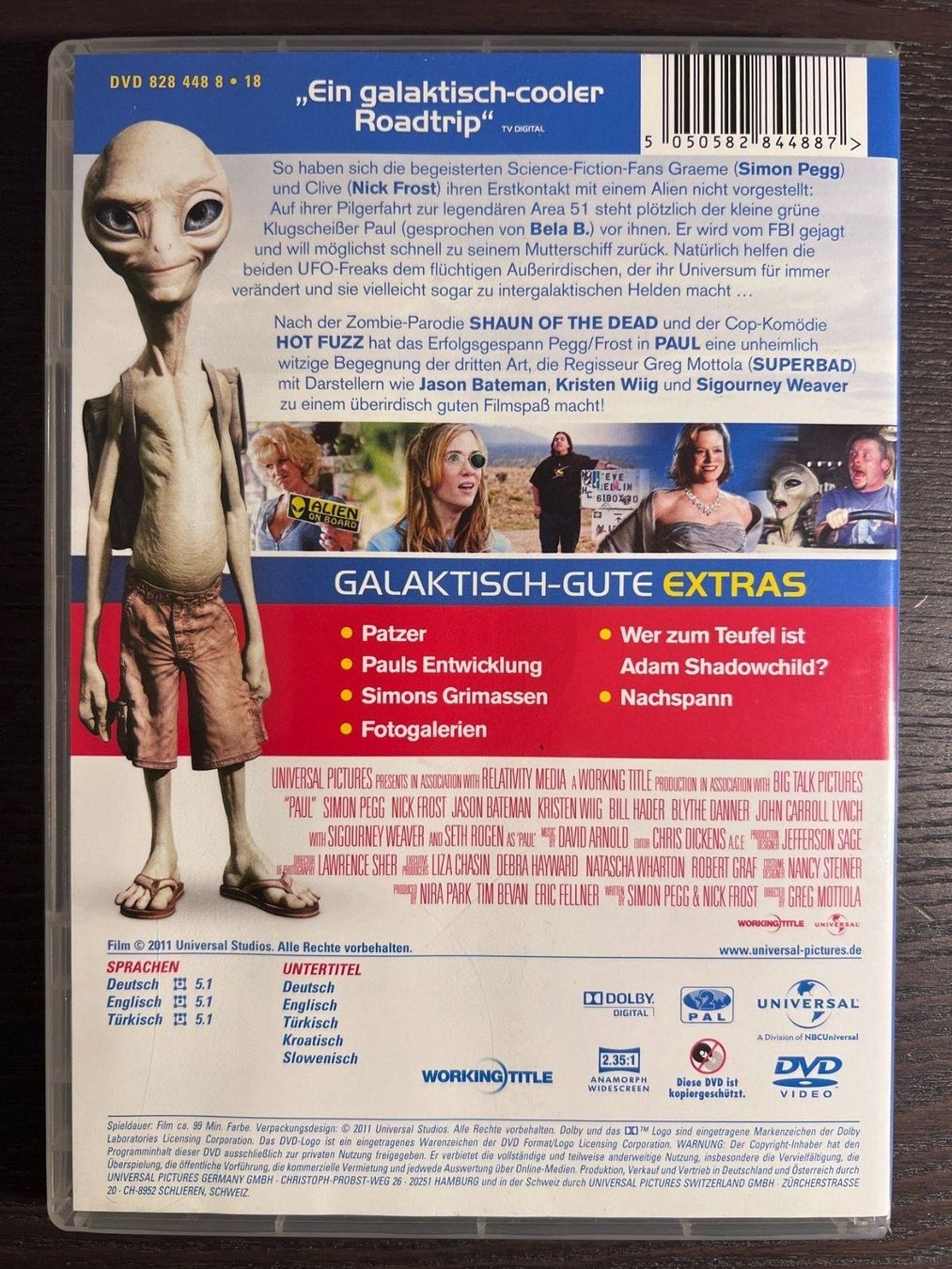 Tutti i DVDs: Paul - Ein Alien auf der Flucht – Usato da Zürich venduto da FilmFreunde 1