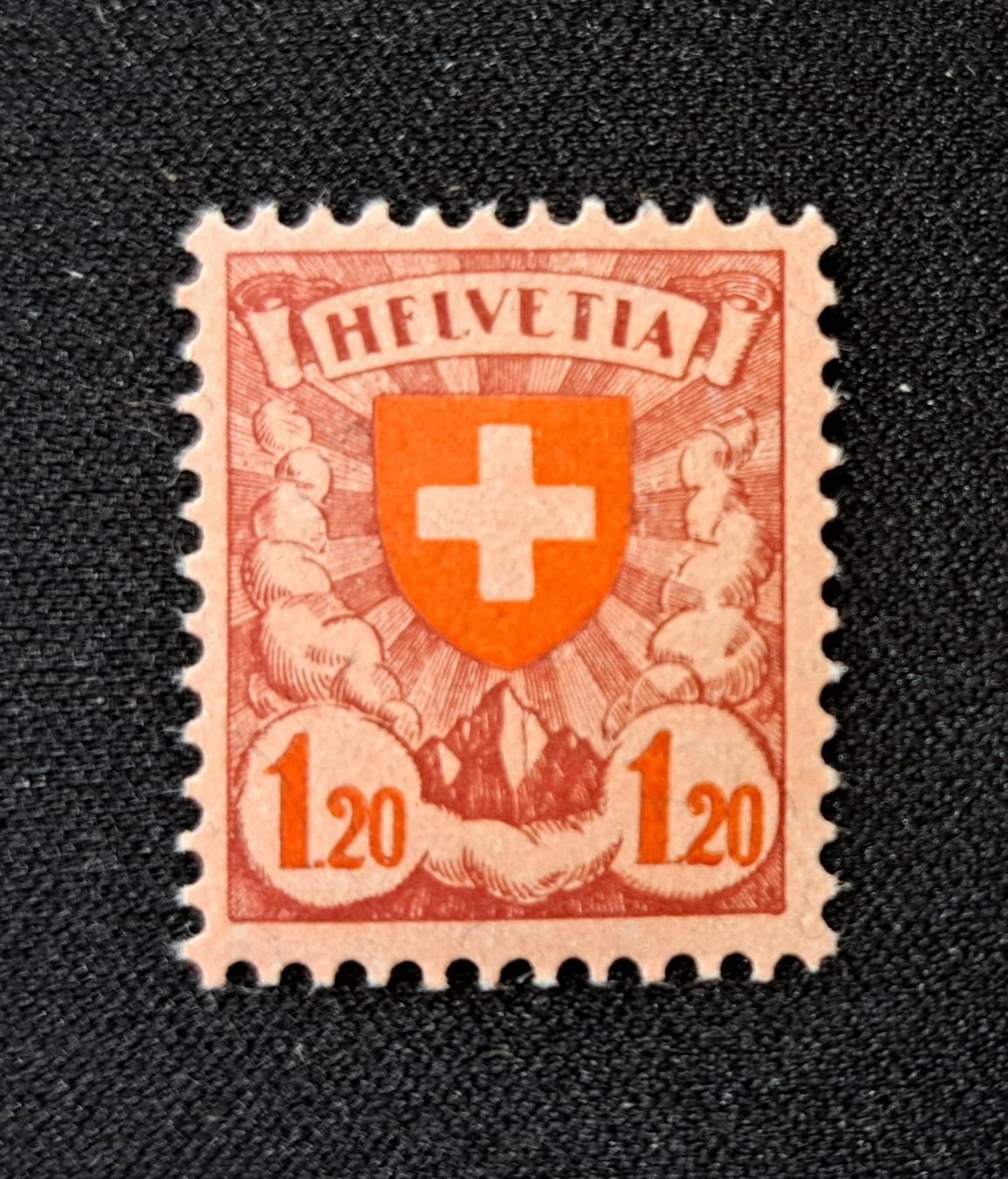 Tutti i francobolli: Plattenfehler HFLVETIA postfrisch – Nuovo (secondo la descrizione) da Unterägeri venduto da PhilatelieStudiger
