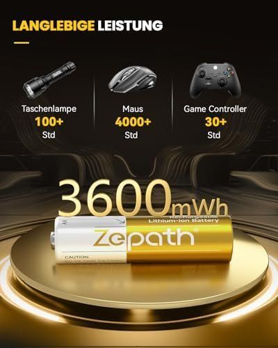 Akkus: 8xAA Wiederaufladbare Lithium Akkus – Neu und originalverpackt aus Hundwil von pac_6jh8 7