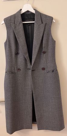 Giambattista Valli Weste, Grau/Schwarz, Neuwertig, Gr. 38
