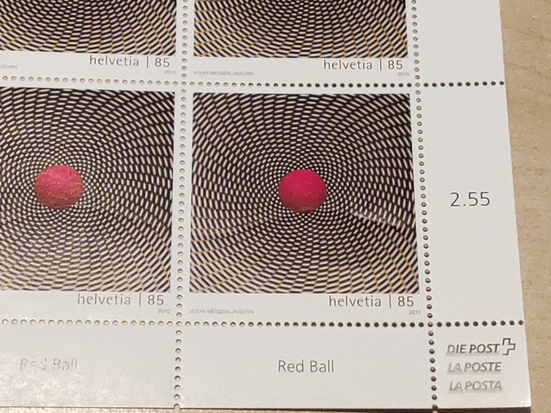 Tutti i francobolli: Optische Kunst 6x 85 Rp postfrisch – Nuovo (secondo la descrizione) da Laufen venduto da Sunjupite7 5