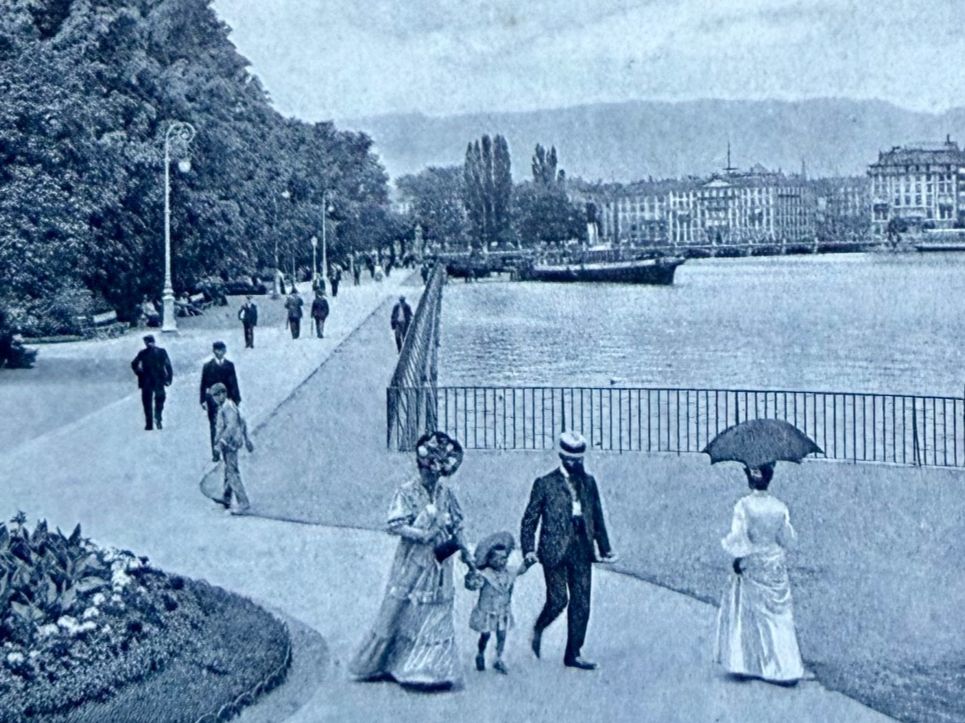 Cartes postales: Genève - Jardin anglais. -Animation – D'occasion à Lutry par Ediego 1