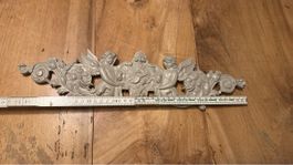 Holzrelief mit Engeln, antik, vintage