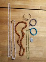 Schönes Edelstein Schmuck Set 📿Halskette, Armkette...