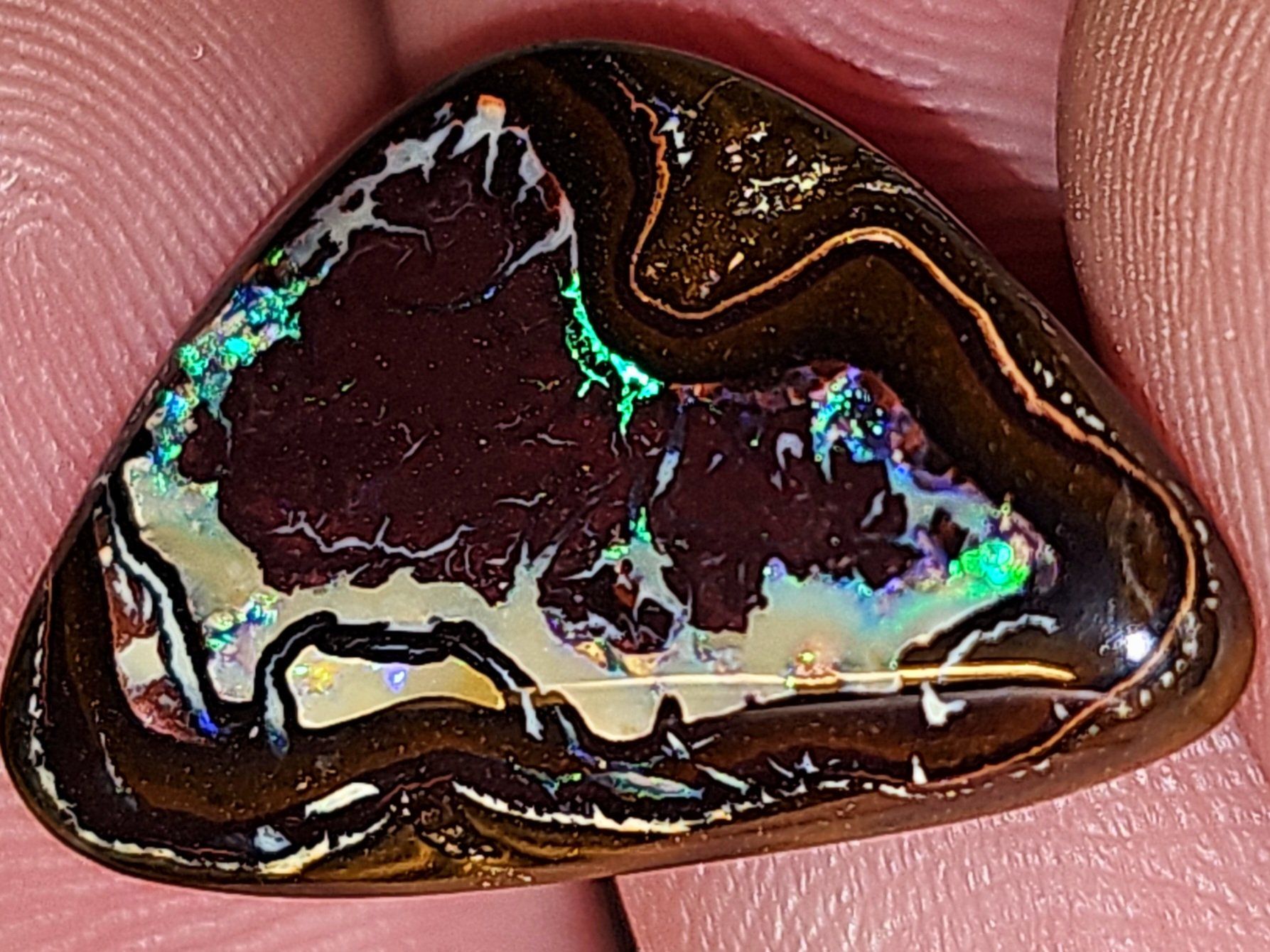 Edelsteine: Seltene natürliche Opal Nuss aus Yowah, Australien – Neu und originalverpackt aus Uerkheim von Winwinner 1