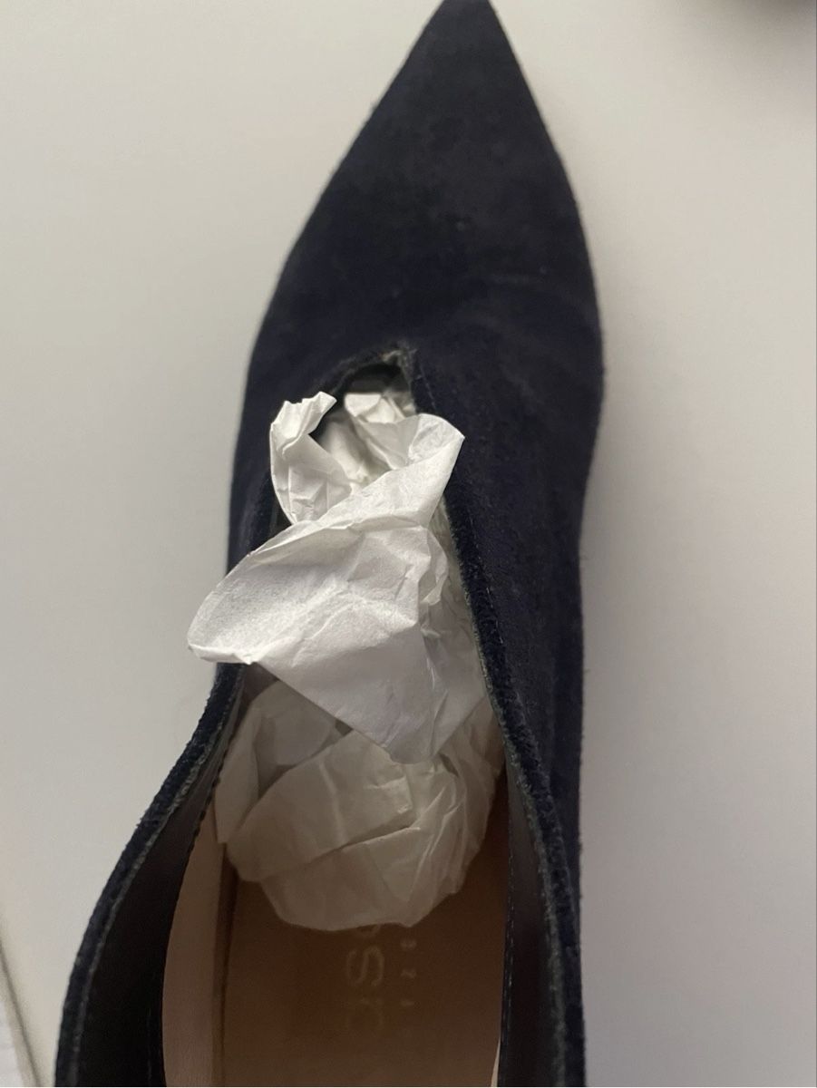 Windsor Scarpe da donna: Windsor Booties, Gr 40, Wildleder, navy, NP 789CHF – Usato da Tägerwilen venduto da CarolinaHerrera 4