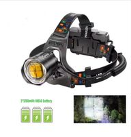 Leistungsstarke LED Stirnlampe mit Zoomfunktion