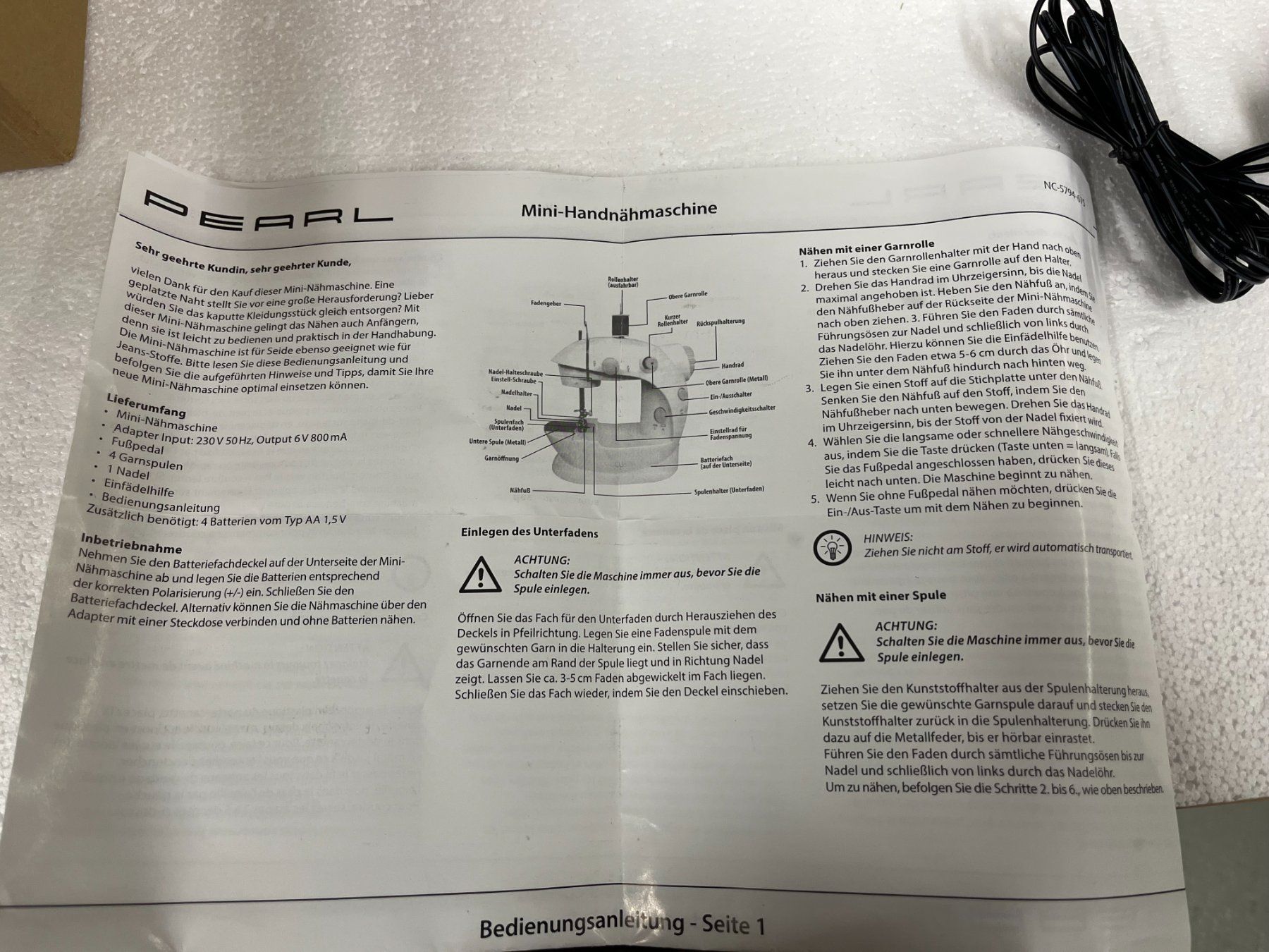 Macchine da cucire: Nähmaschine / Mini-Nähmaschine – Usato da Mumpf venduto da dadaboygugu 8