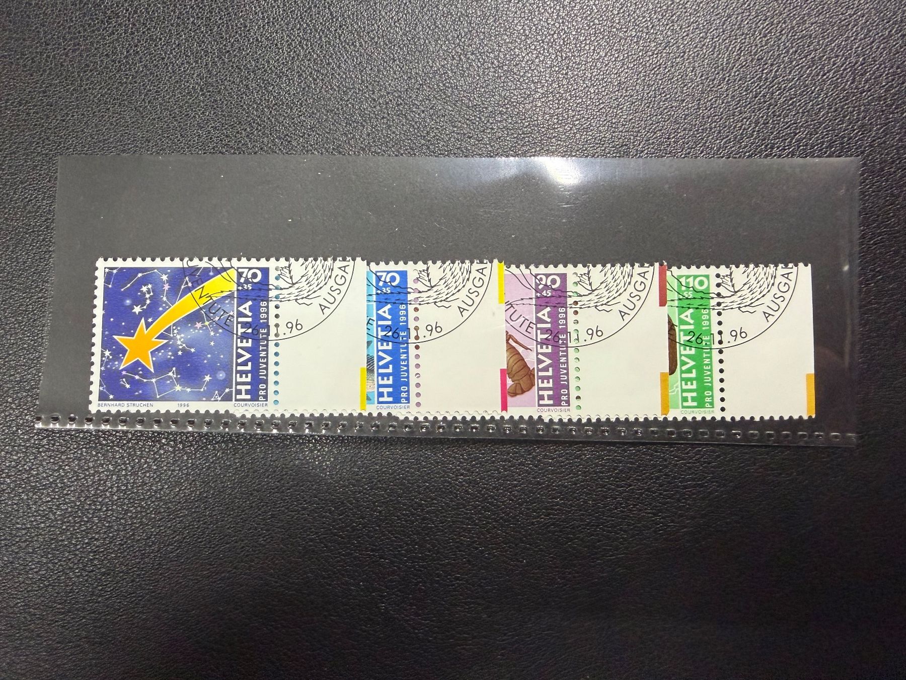 Alle Briefmarken: Pro Juventute 1996 Serie ET gestempelt – Gebraucht aus oberrüti von jeanmei