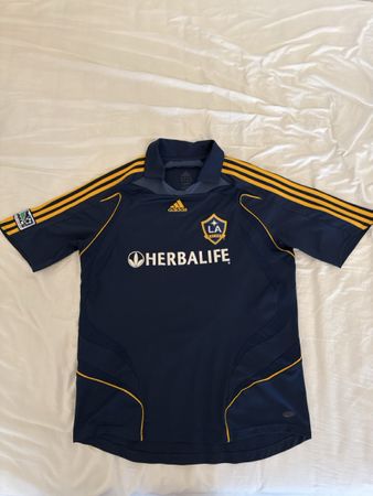 LA Galaxy Beckham 23 Adidas Jersey Size L 
