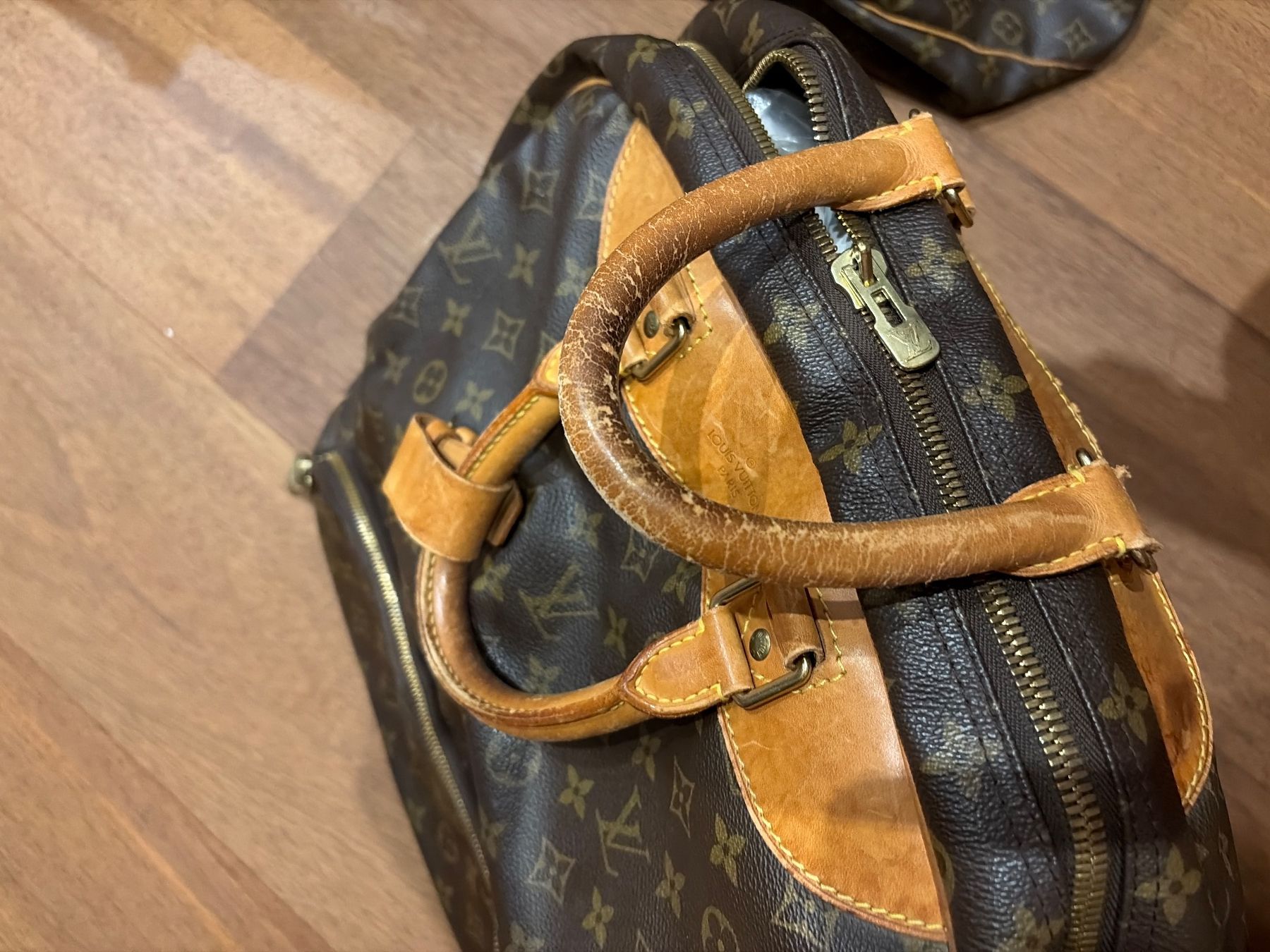 Louis Vuitton Taschen: Louis Vuitton Keepall Reisetasche Monogram Canvas Braunes... – Gebraucht aus Merlischachen von Blumenhaus16 4