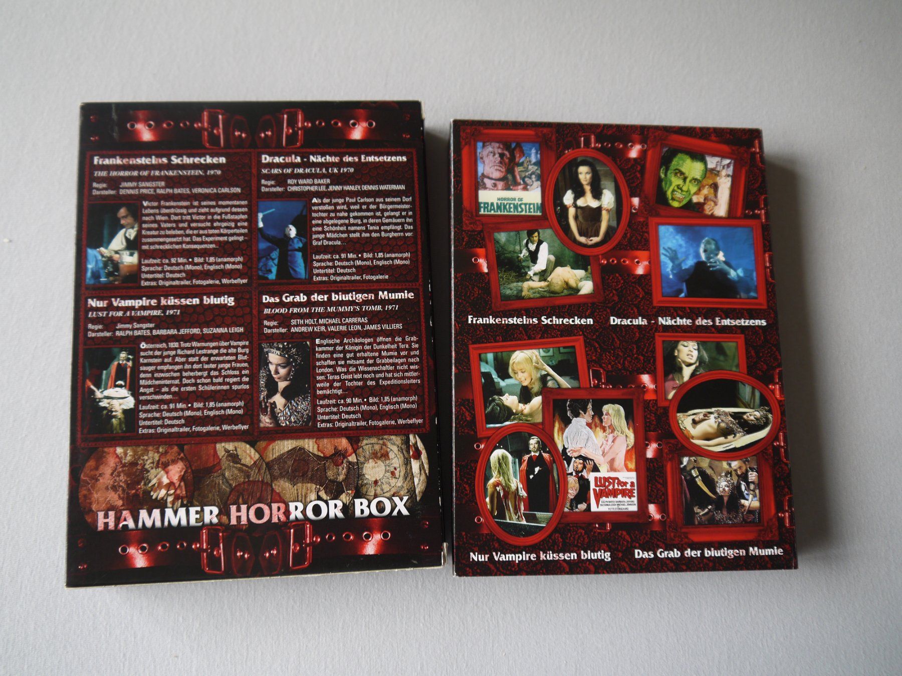 Tutti i DVDs: HAMMER HORROR BOX - 4 FILME – Usato da Hagendorn venduto da Blaf 4