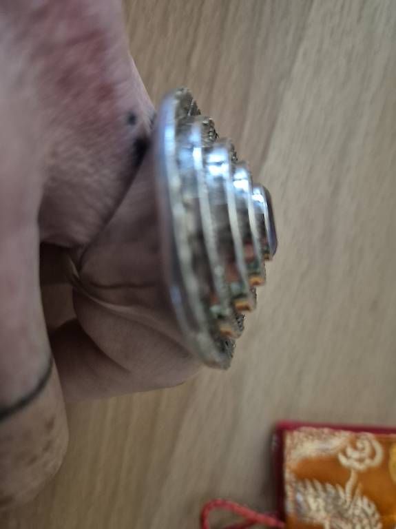 Anelli: Massiver Tibet Silberring, Statement Ring, 54, Amethyst – Nuovo e nell'imballaggio originale da Bern venduto da grisu_79 1