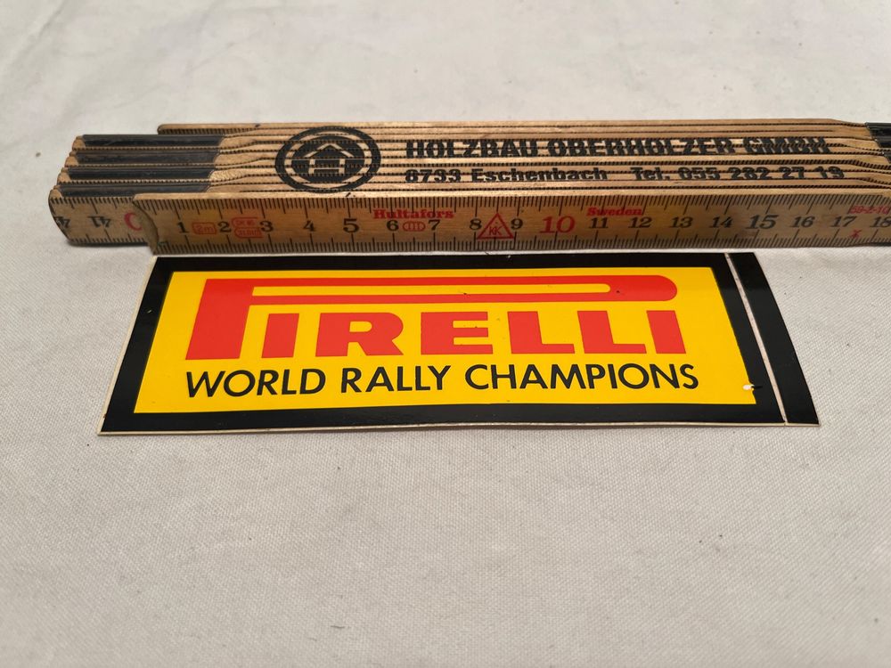 Alte Pirelli Wold Rally Champions Sticker (Gebraucht) in Eschenbach SG ...