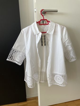 Damen Bluse weiss Grösse M mit