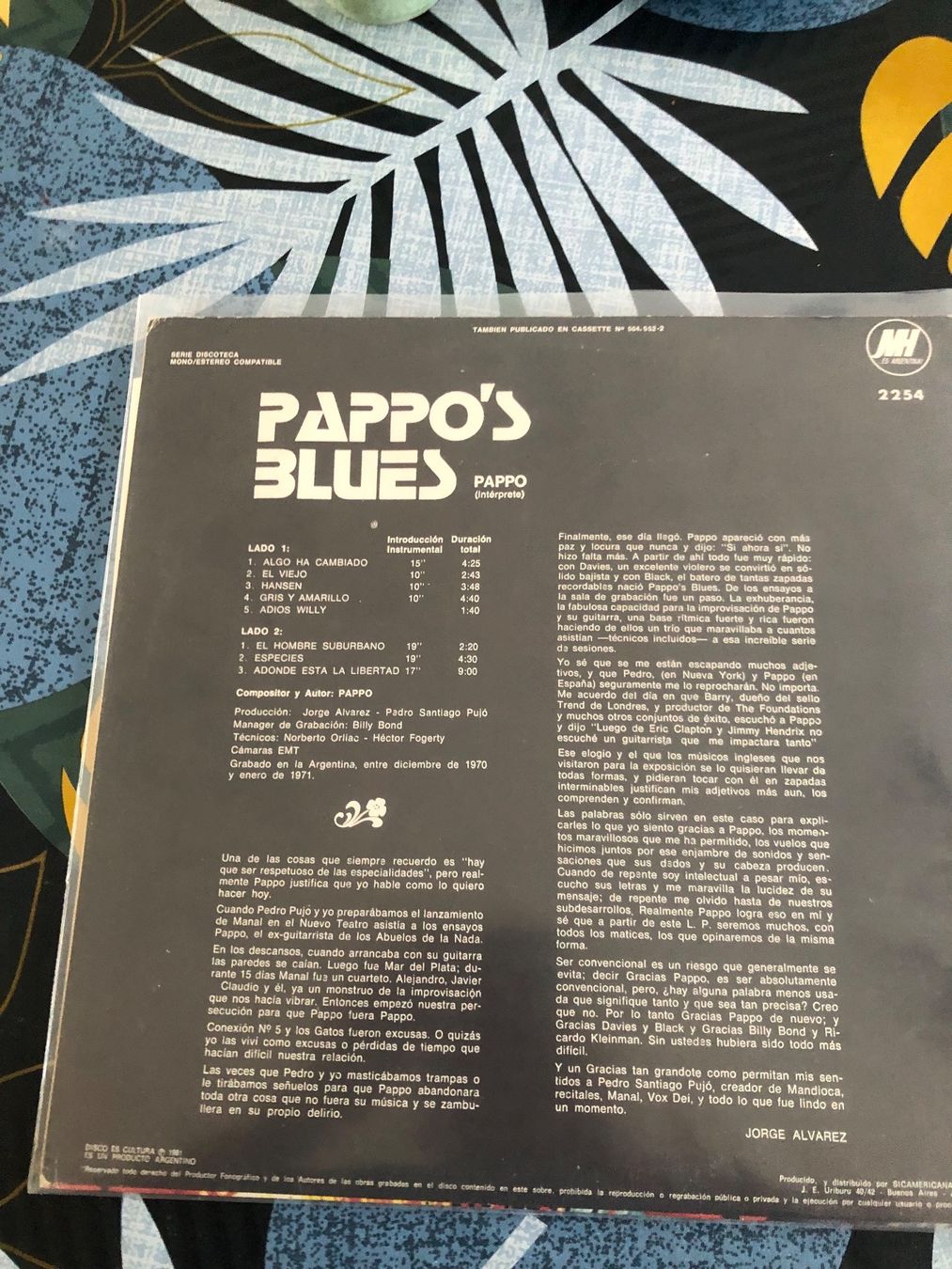 Dischi in vinile: Pappos blues same 1971 hard rock Argentinina – Usato da Zürich venduto da manuunited 1