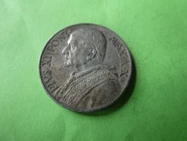 Vatikan 1931, 10 Lire    Silber