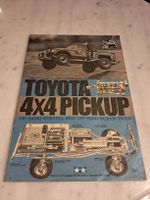 Tamiya TOYOTA 4X4 PICKUP ITEM 58028 original Bauplan Rarität