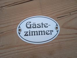 Emailschild Gästezimmer