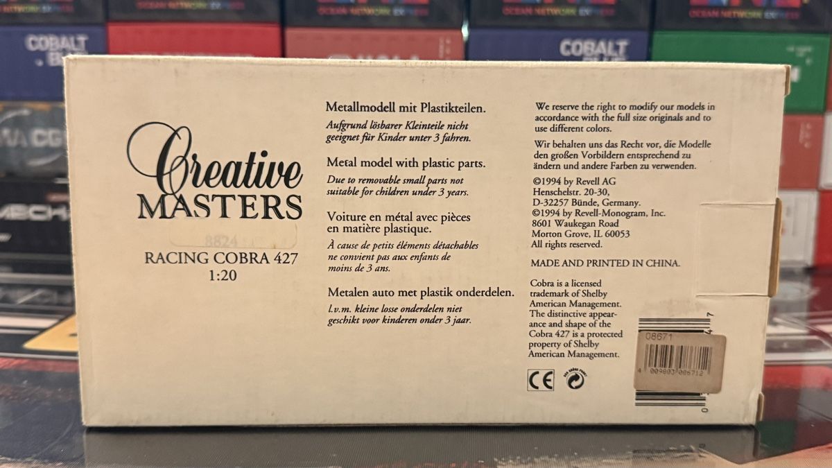 Modellautos: Modellauto Creative Masters Cobra 427 1:20 gebraucht – Neu (gemäss Beschreibung) aus Basel von Zomeg 8