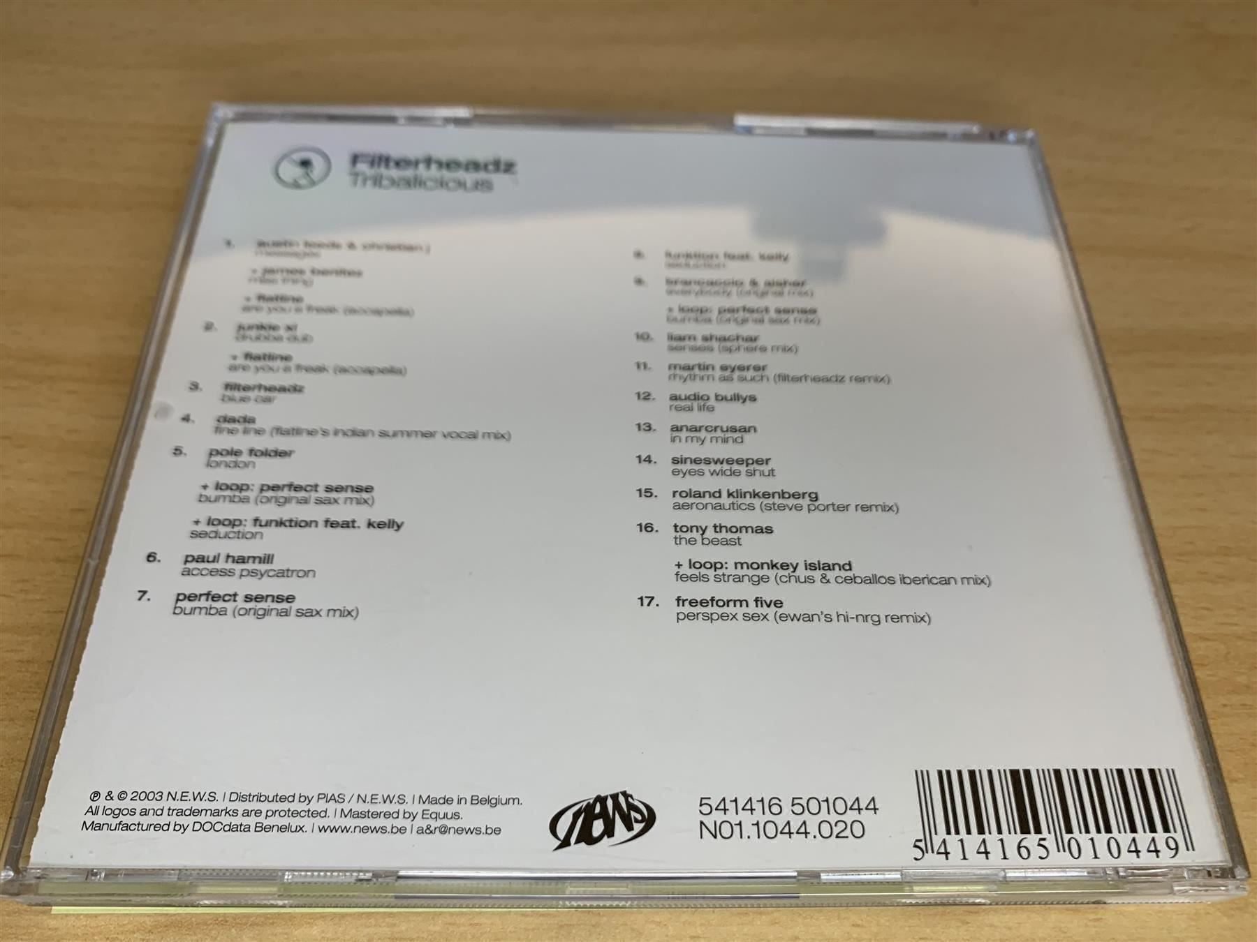 CD: Filterheadz – Tribalicious – Usato da Rikon im Tösstal venduto da Alpenmutz 1