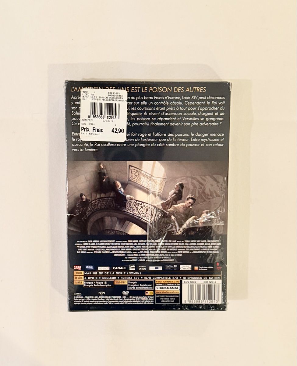 Tous les DVDs: DVD intégrale série VERSAILLES – Neuf (Voir description) à Genève par flocon06 3