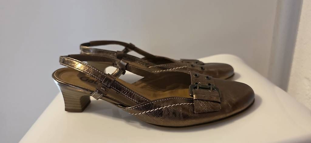 Scarpe da donna: Gabor bronze Sandalen – Usato da Wolfhausen venduto da LoukAudio
