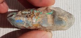 Schwarzer Opal 207ct Lightning Ridge Australien Natur