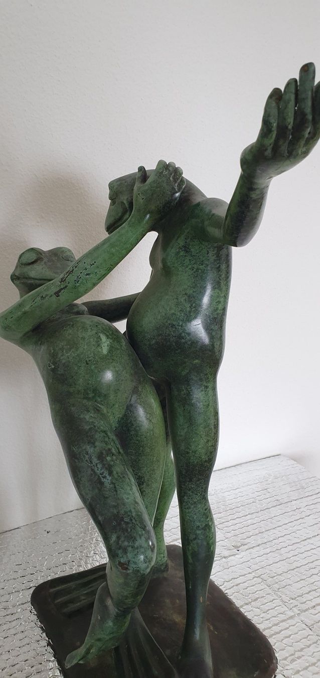 Statuette: Bronce Figur Frosch – Usato da Greppen venduto da hploetscher 4