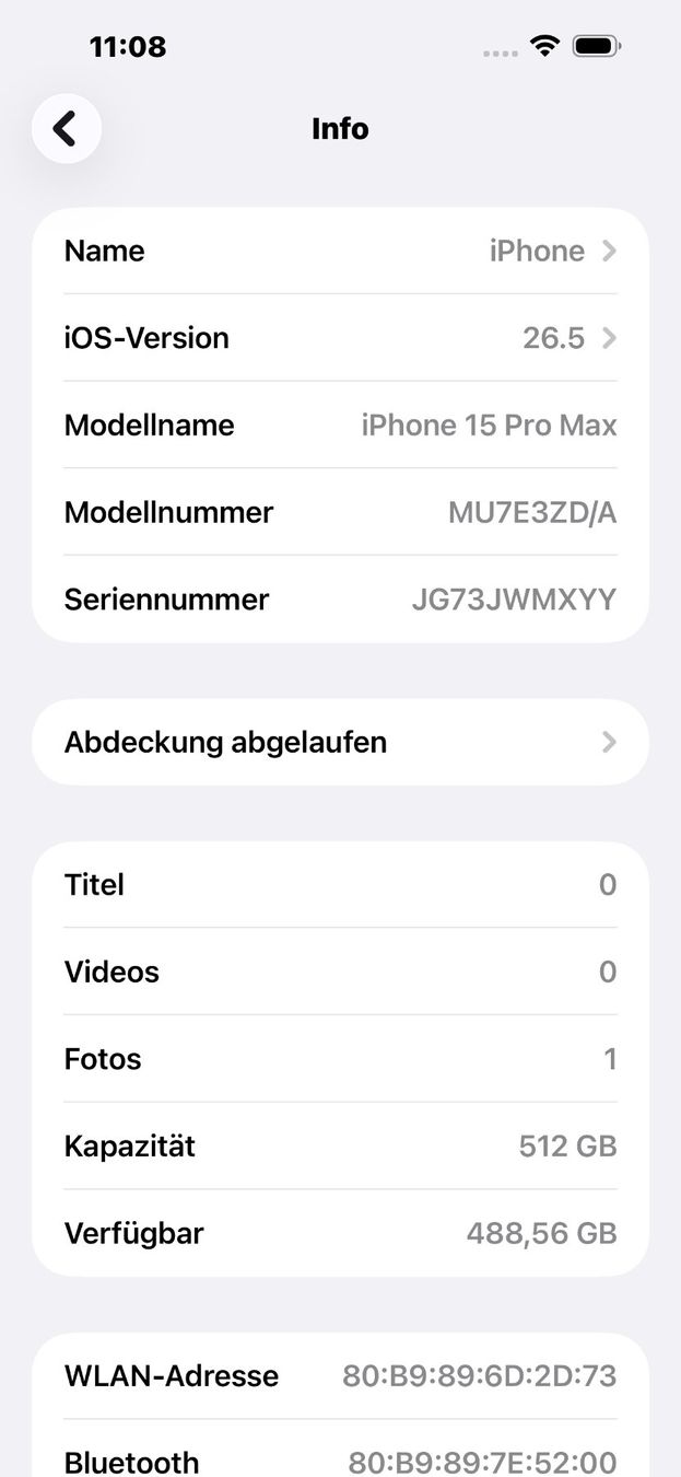 Apple Telefoni cellulari / Smartphones: iPhone 15 Pro Max / 512 GB – Usato da Wallisellen venduto da Flying_alphorn 3
