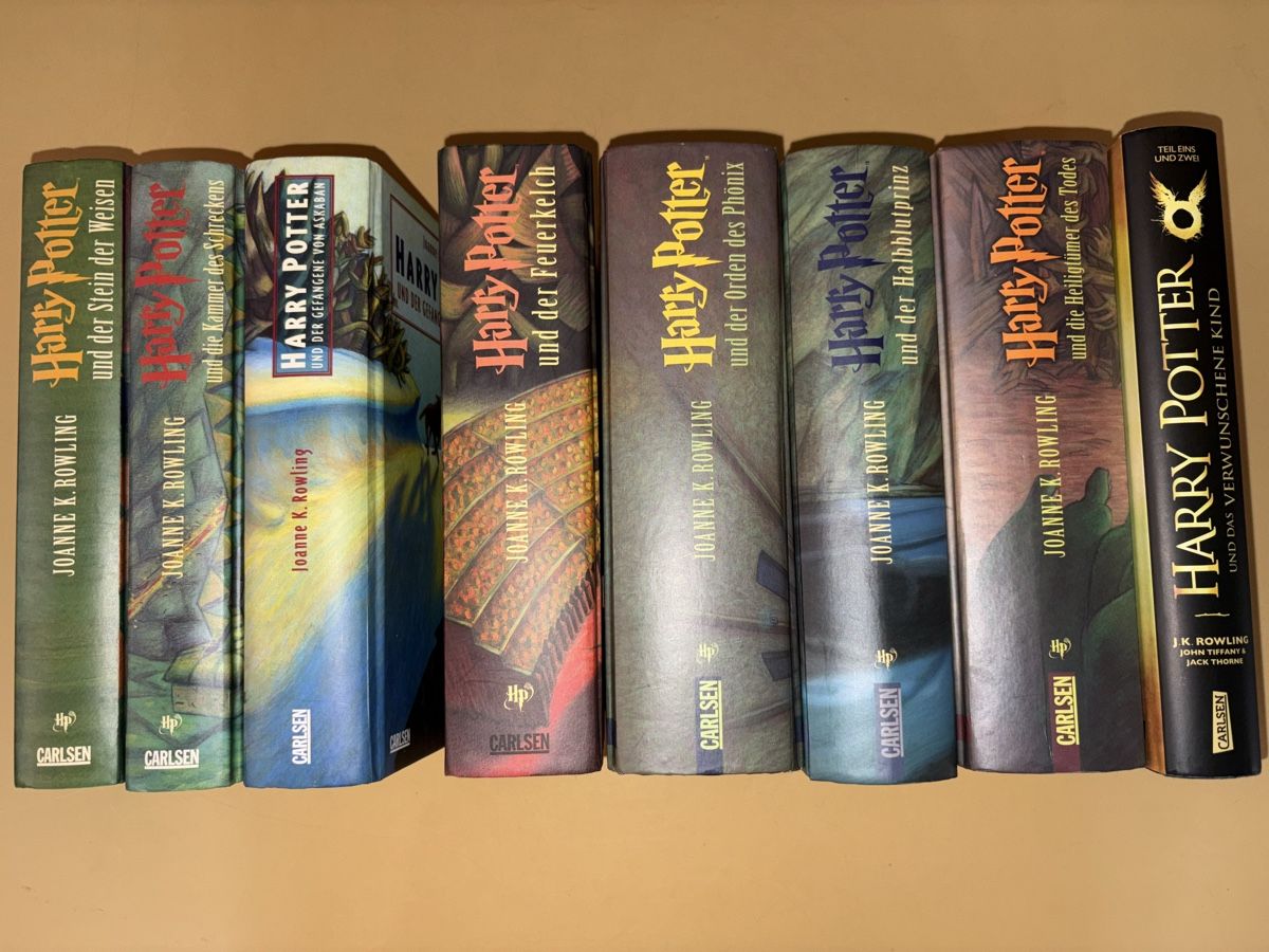Libri: 8 HARRY POTTER BÜCHER zu einem Preis !!!!! – Usato da Bauma venduto da vorsteg01 1