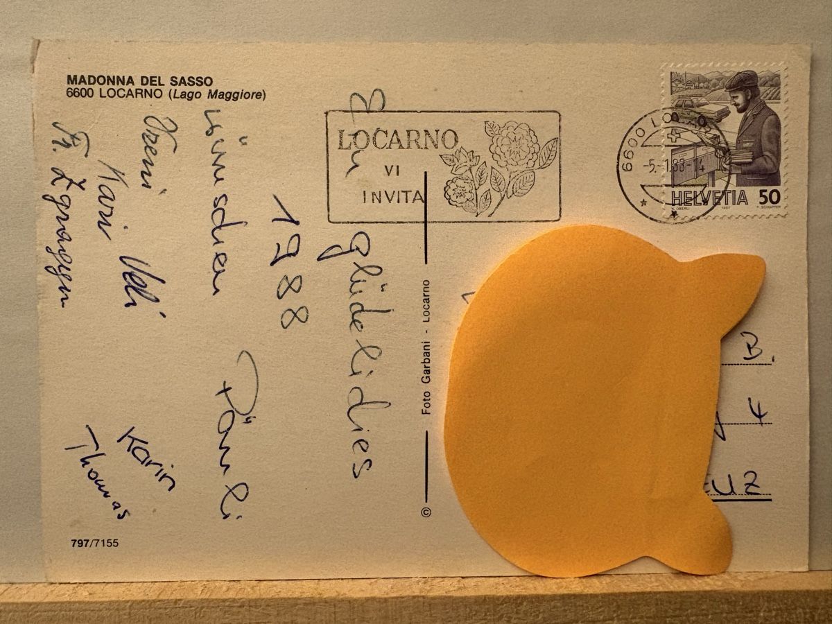 Cartoline postali: AK von Madonna del Sasso / Locarno – Usato da Rümlang venduto da Kartenpost1 1