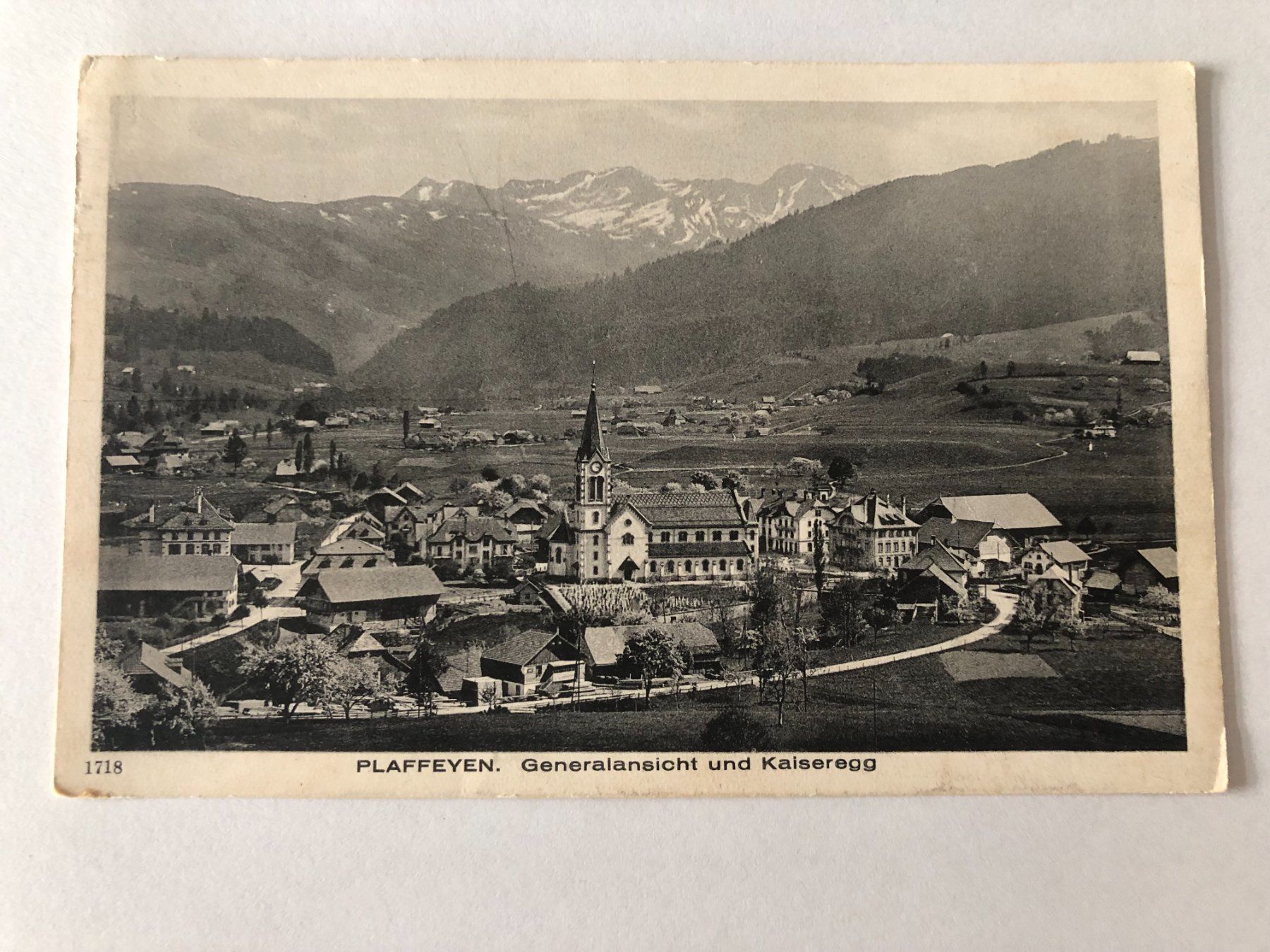 Cartoline postali: Plaffeyen - Generalansicht und Kaiseregg – Usato da Pfäffikon ZH venduto da Waltoversand
