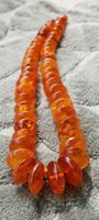 Vintage Amber Necklace Genuine Baltic Orange Jewellery