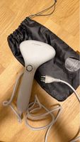 STEAMERY Portable Clothes Steamer Grey with Bag