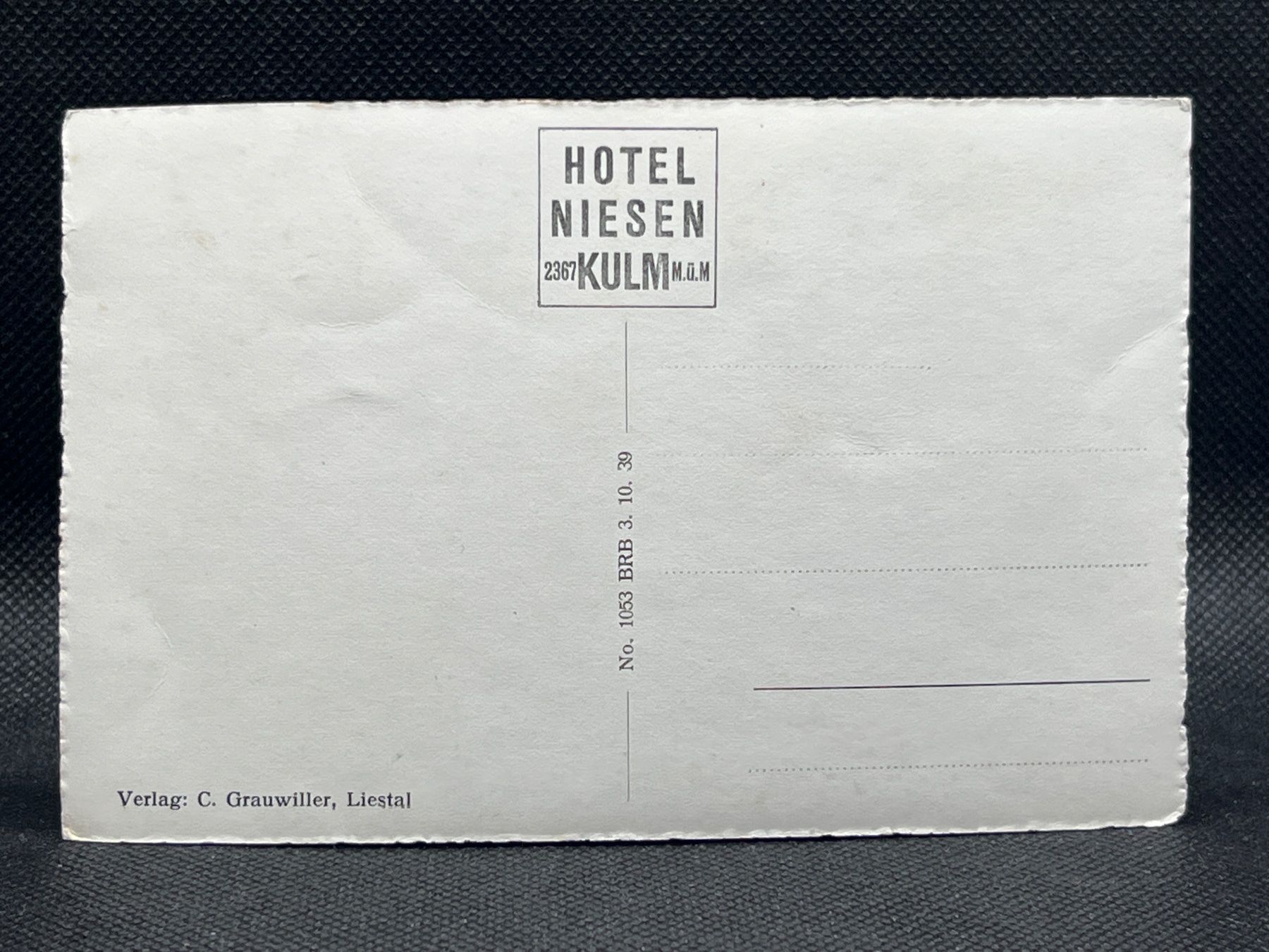 Cartoline postali: Niesen-Bahn und die Alpen – Usato da Widnau venduto da Brusi9 1