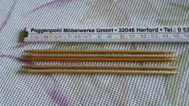 5 Stricknadeln 3,5mm 15cm Bambus neuwertig
