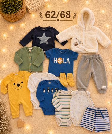 Babykleider Set Grösse 62/68 gelb