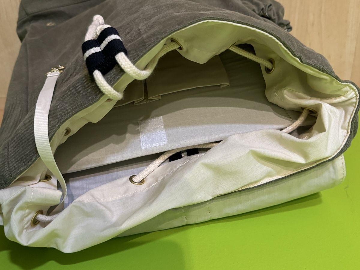 Rucksäcke: Rucksack Maison Jeanne, olivgrün, – Neu (gemäss Beschreibung) aus Basel von Bwolfels 4