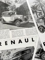 Renault - 4 Alte Werbungen / Anciennes publicités 1931