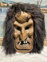 Original Holz-Tschäggättä Maske - Walliser Brauchtum!