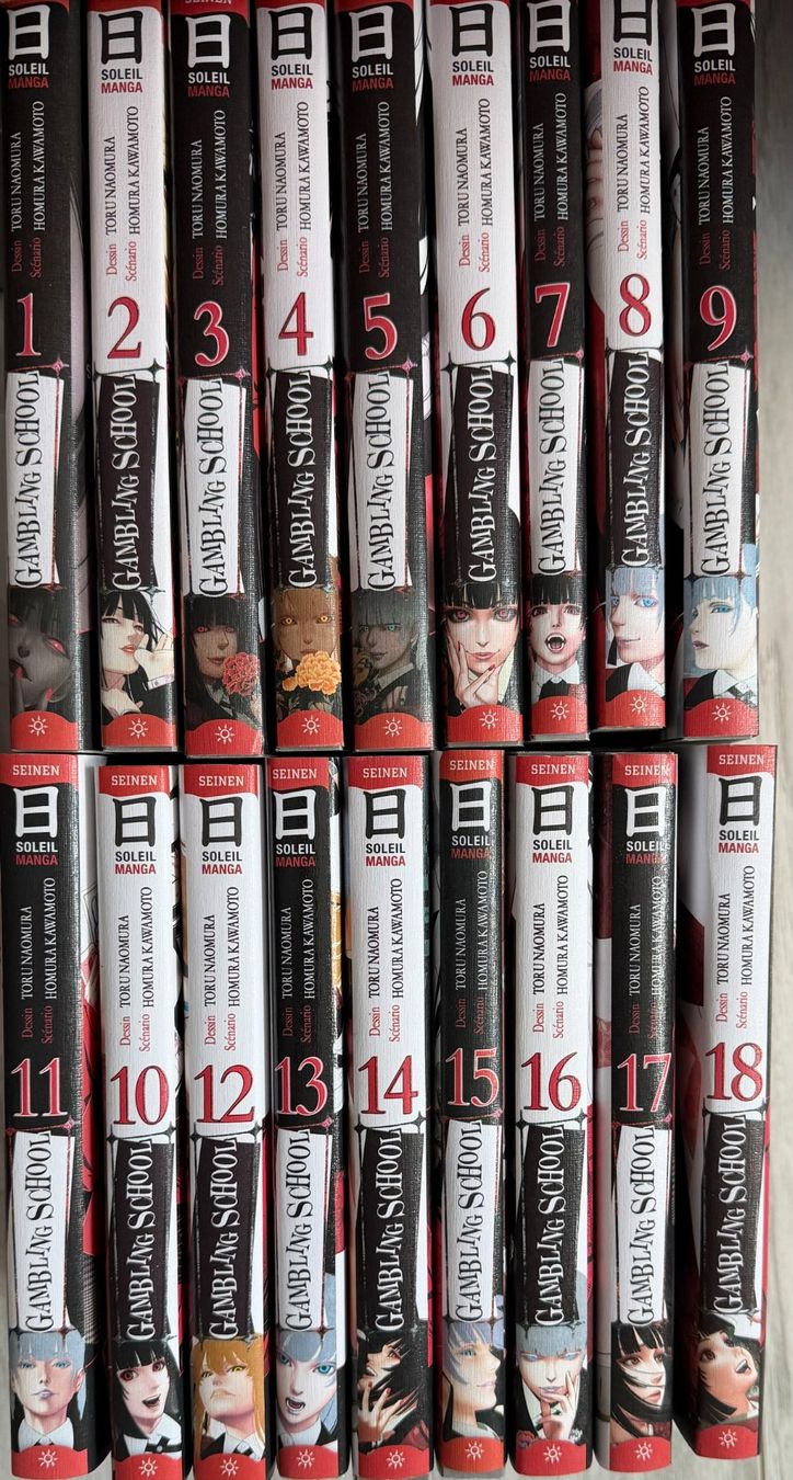 Fumetti: Manga -  Gambling School 1 à 18 – Nuovo (secondo la descrizione) da Geneveys-Coffrane venduto da Momoali