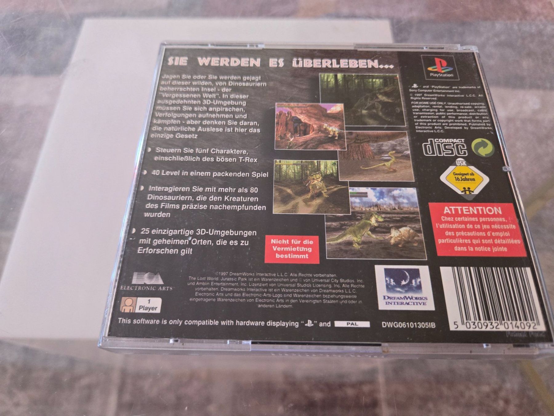 Giochi: Jurassic Park Vergessene Welt PS1 – Usato da Bussigny venduto da Kfdlt 1
