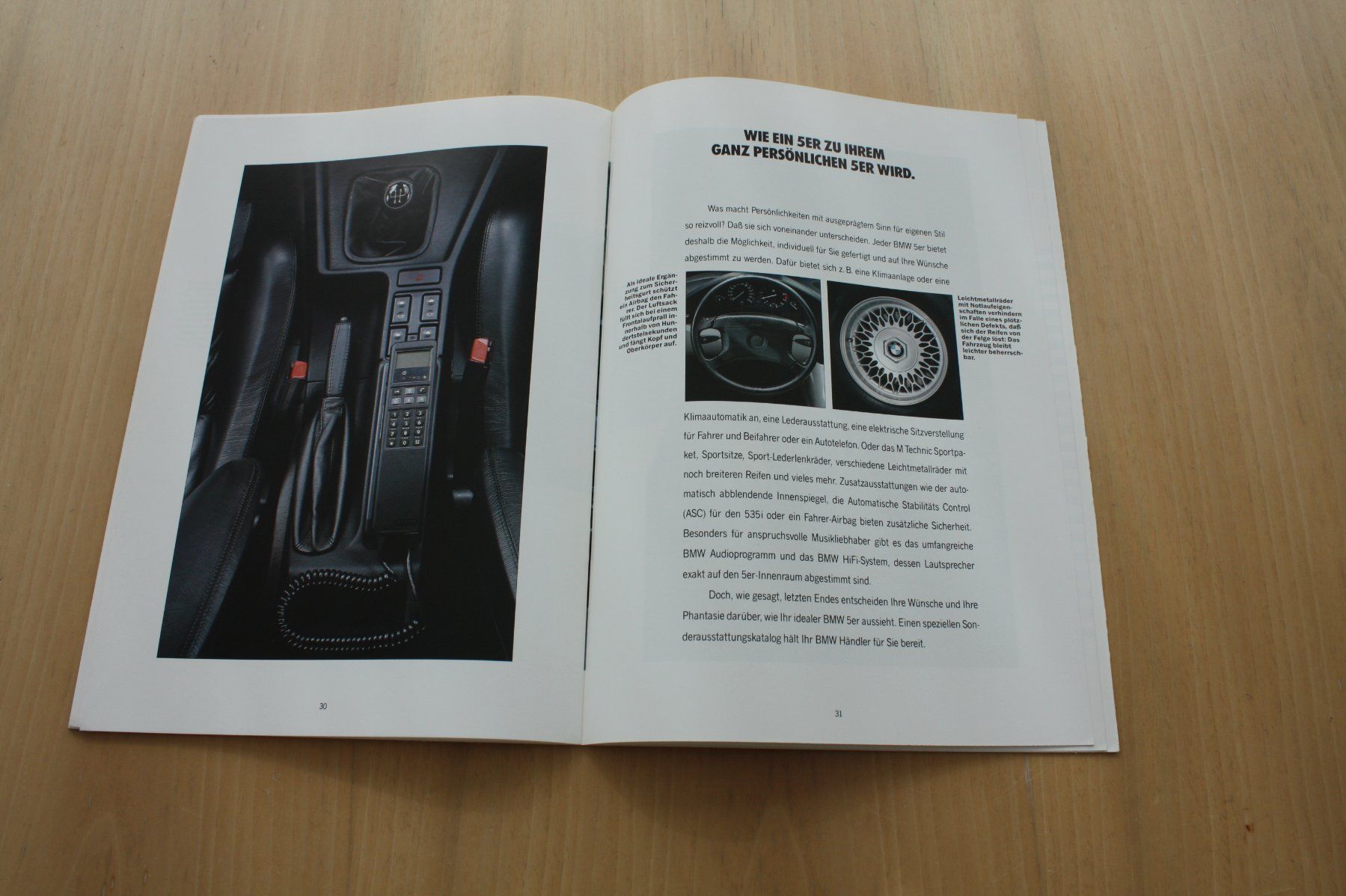 BMW Documenti: BMW 5er-Reihe E34 Prospekt 1990 – Usato da Wikon venduto da erwin400 7
